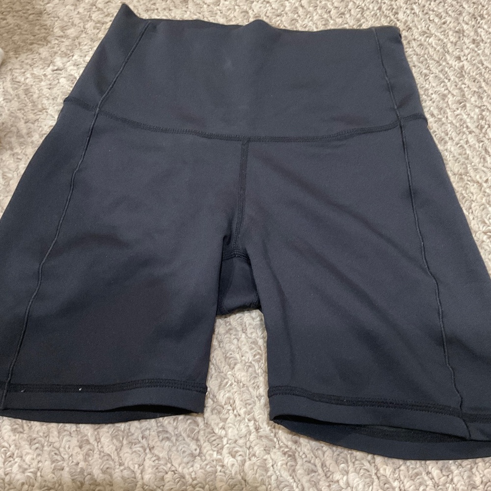 Left on Friday black bike shorts shorter length